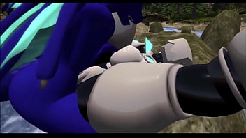 Dragon fucks sex bot after landing on his campsite