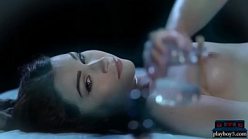 Petite teen lesbians sensual touching and massage rub