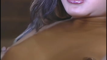 Lucy spreads the asian pussy and takes cum on ass