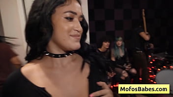 Watch This Big Tit Horny Teen Slut Sucking Dick And Getting Pussy Banged From Behind thumbnail