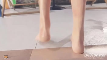 She forgot her pants