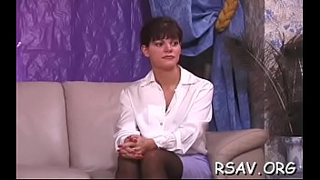 Stunning chick in bdsm act