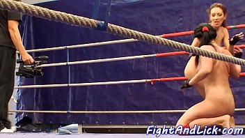 Faketit european babes wrestling hard