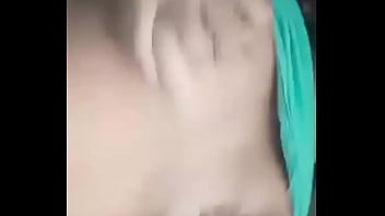 Self masturbating with tits