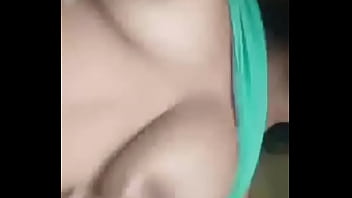 Self masturbating with tits