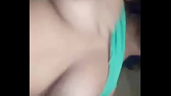 Self masturbating with tits