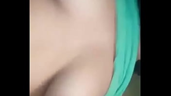 Self masturbating with tits