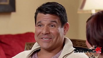 Blonde cutie satisfied on floor