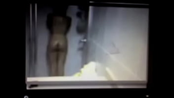 Teen girlfriend taking a shower for me