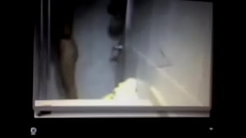 Teen girlfriend taking a shower for me