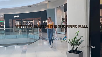 Megan Wetting Jeans In The Shopping Mall thumbnail