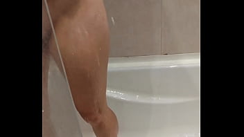 Seductive wife’s close shave tease & pussy reveal