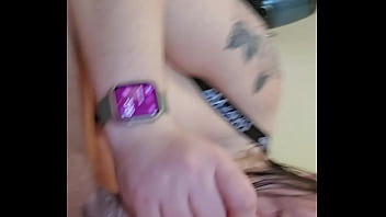 Amateur bbw housewife candid sandra tugs off her hubby