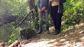 Amazing handjob from mature mother in law