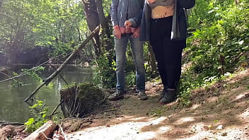 Amazing handjob from mature mother in law