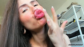 Bratty girl lip smelling joi custom