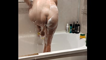 Sizzling wife’s wet shower seduction & glass explosion