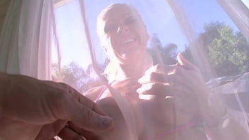 Dyanna lauren super sexy big tits cougar milf big cock pov blowjob