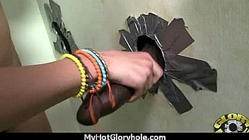 Super cute ebony at gloryhole 30