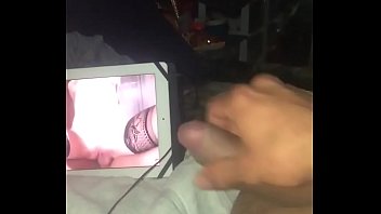 Stroking my smooth cock