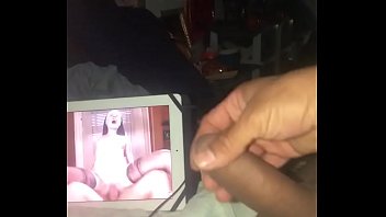 Stroking my smooth cock