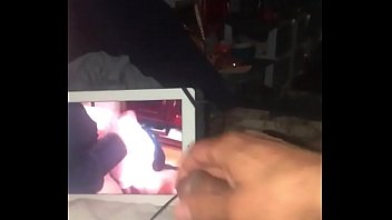 Stroking my smooth cock