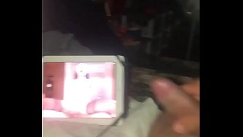 Stroking my smooth cock