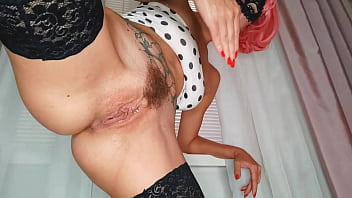 Crazy stretch and fisting over your face