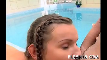 Beauty spin cock hard