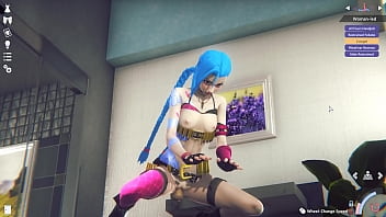 Jinx enjoyed a man and get fucked hard