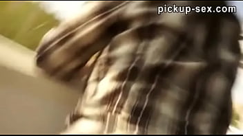 Busty amateur skank gets nailed hard then facialized