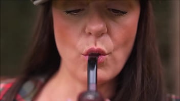 Denise klarskov smoking pipe and getting off in the woods real female orgasm in nature