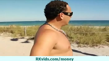 Busty amateur listens to the money talk 7