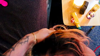 Taking care of busty goth babe hentai rossi’s throat