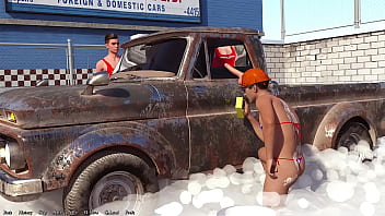 Being a dik #47 a very hot car wash