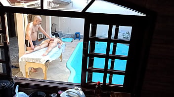 She Went To Get A Massage By The Pool And Ended Up Getting A Handjob And Blowjob thumbnail