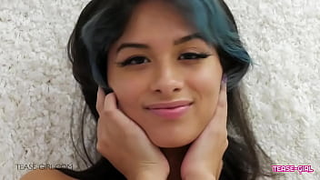 Beautiful sexy teen student is horny af