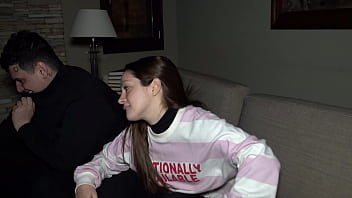 Luchiibb fucks her boyfriend's best friend next to the fat cuckold creampie knock knock club