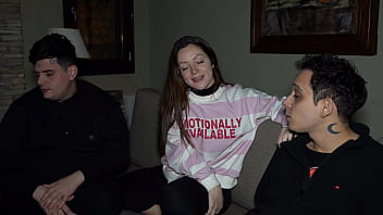 Luchiibb fucks her boyfriend's best friend next to the fat cuckold creampie knock knock club