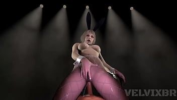 Ashley dançando loucamente