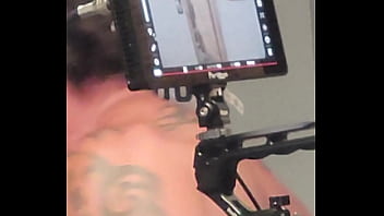 On set for money small clip of a fight scene