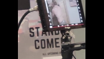 On set for money small clip of a fight scene