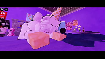 Furry gets clapped by a rude bunny