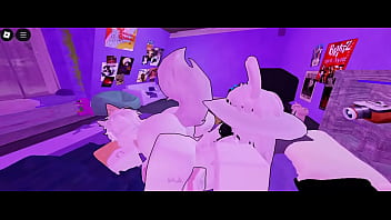 Furry gets clapped by a rude bunny