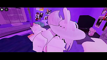 Furry gets clapped by a rude bunny