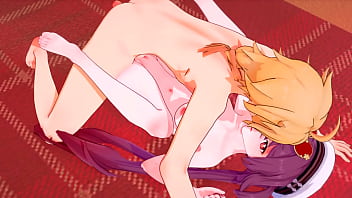 Hu tao gives blowjob and fucking genshin impact hentai 3d anime sex
