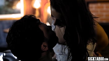 Petite babe swallowed big dick and enjoyed hot pussy fucking one last time