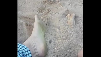 Feet in the sand #sensory #barefeet #footfetish #modeling #nature