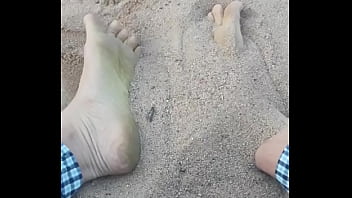 Feet in the sand #sensory #barefeet #footfetish #modeling #nature