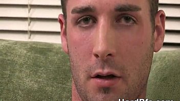 Lovely Guy Jerking Off On The Couch thumbnail